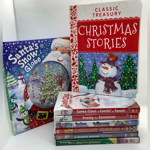 Family Christmas Bundle Book Of Stories and Classic Holiday DVDs 🎄✨ - Picture 8 of 8